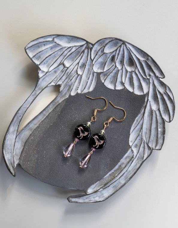 The "Daybreak" | Bird Motif Earrings