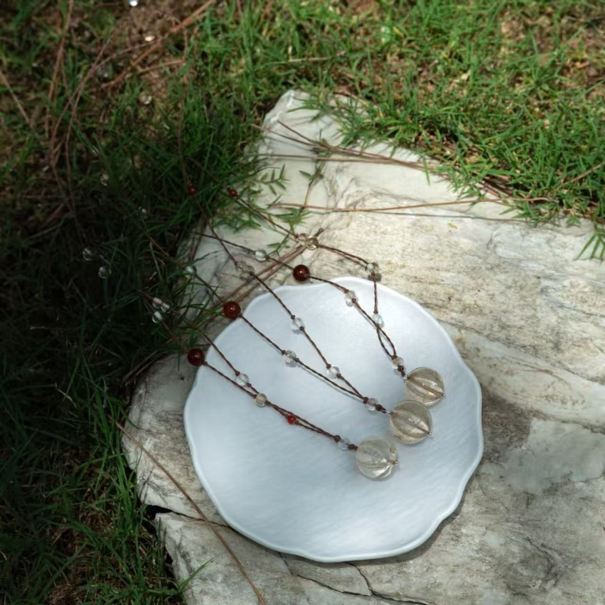 Antique Nepali Crystal Amulet Necklace with 7A Carnelian – The Pilgrim