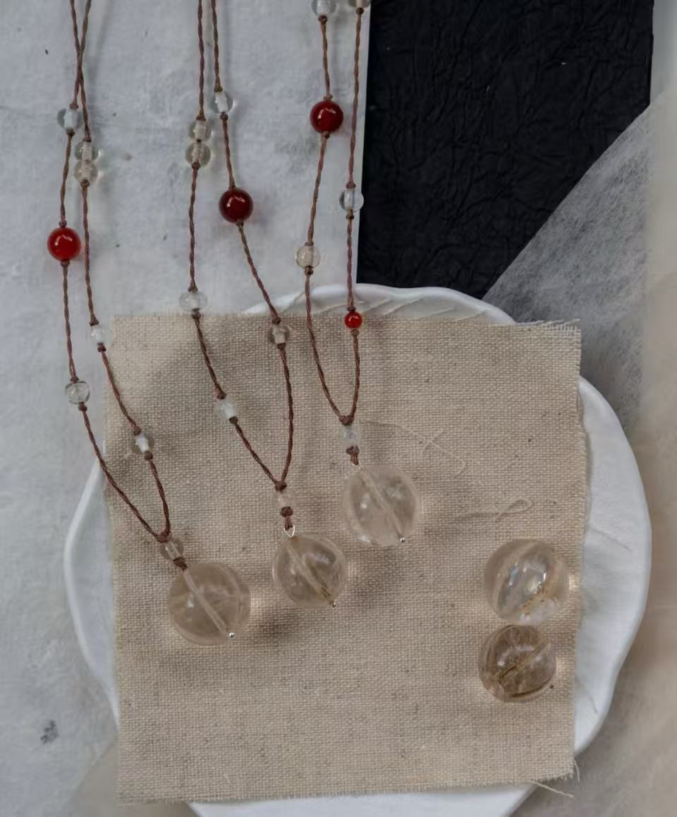 The Pilgrim | Nepali Crystal & Carnelian Amulet