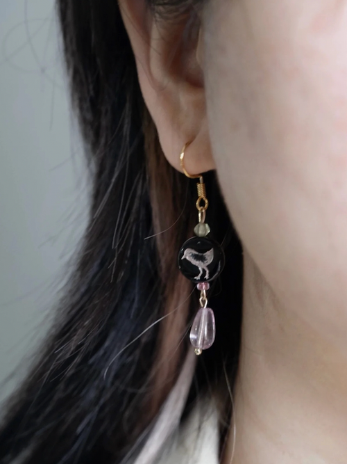 The "Daybreak" | Bird Motif Earrings