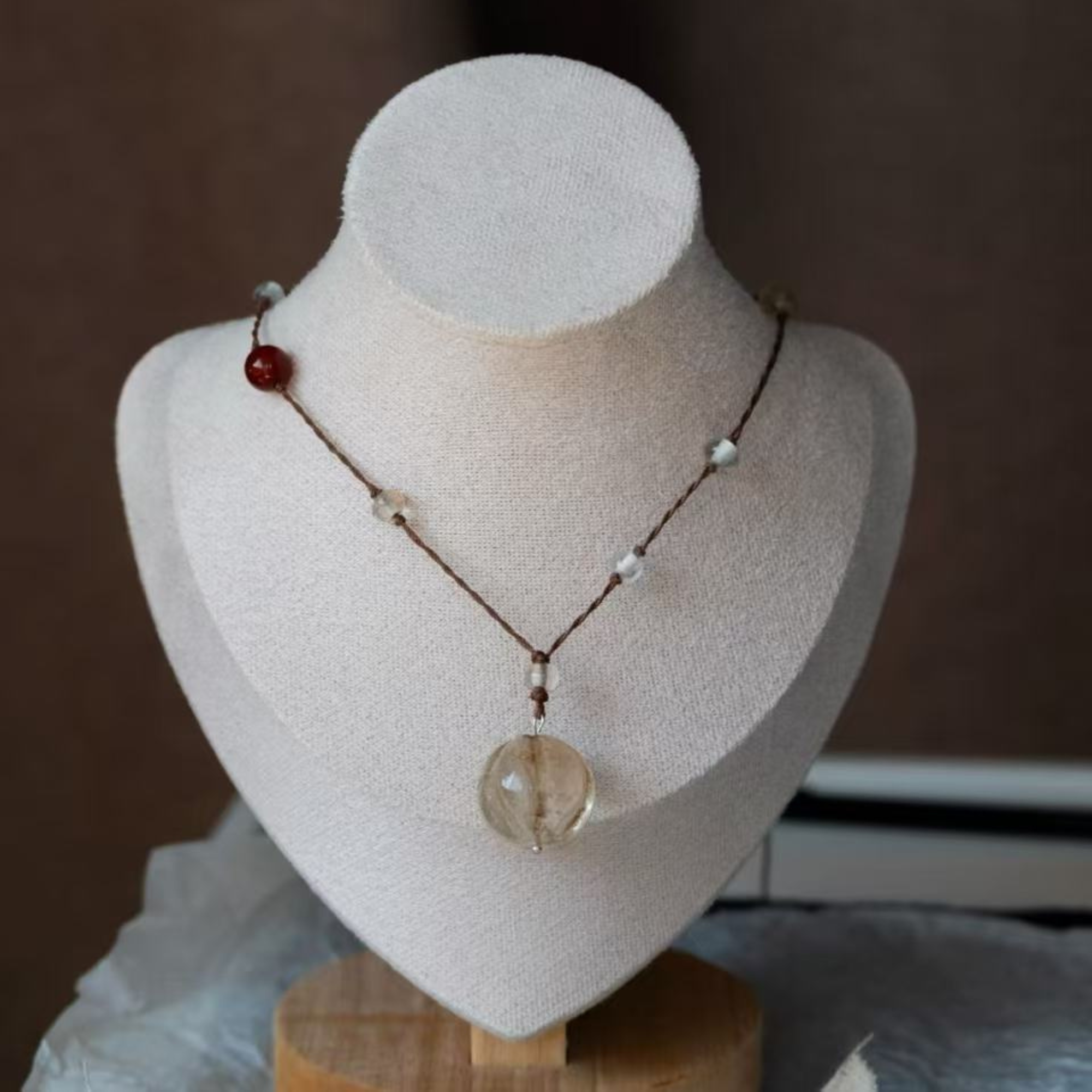 Antique Nepali Crystal Amulet Necklace with 7A Carnelian – The Pilgrim